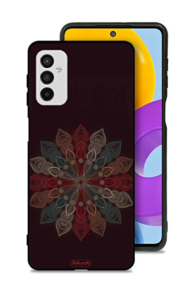 Tolwak غطاء حماية لهاتف سامسونج جالاكسي M52 5G بنقشة زهرة ماندالا