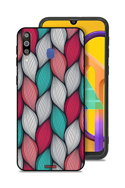 Tolwak غطاء حماية لهاتف سامسونج جالاكسي M30 بنقشة ريشة