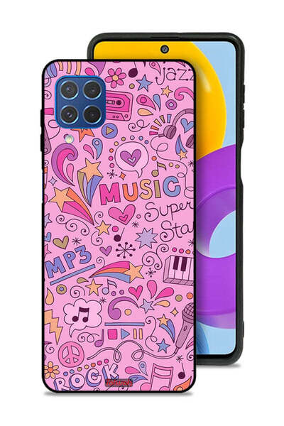 Tolwak غطاء حماية لهاتف سامسونج جالاكسي M62 - علامات موسيقية