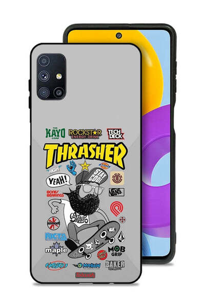 Tolwak غطاء حماية لهاتف سامسونج جالاكسي M51 بتصميم ملصق ثراشر