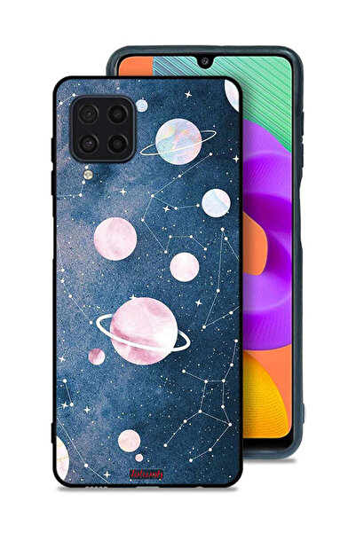 Tolwak Samsung Galaxy M32 4G Protective Case Cover Space Art