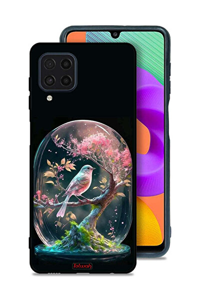 Tolwak Samsung Galaxy M32 4G Protective Case Cover Bird In Jarr