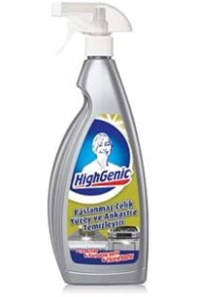 Genel Markalar Highgenic Paslanmaz Çelik Yüzey Ve Ankastre Temizleyici 750 Ml