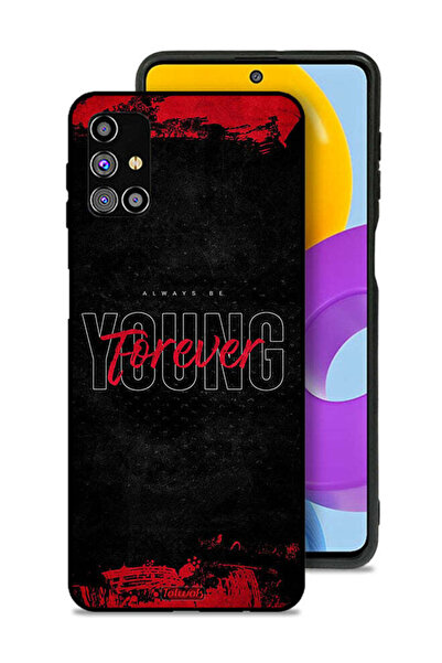 Tolwak Samsung Galaxy M31s Protective Case Cover Forever Young
