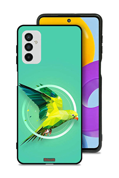 Tolwak غطاء حماية لهاتف سامسونج جالاكسي M52 5G بطبعة فن تجريدي ببغاء
