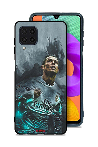 Tolwak غطاء حماية لهاتف سامسونج جالاكسي M22 بتصميم كريستيانو رونالدو