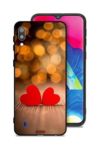 Tolwak Samsung Galaxy M10 Protective Case Cover Two Beautiful Hearts