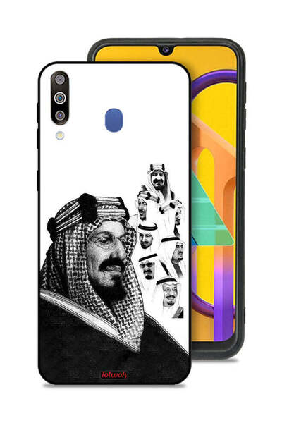 Tolwak غطاء حماية لهاتف سامسونج جالاكسي M30، ملصق ملوك المملكة العربية السعود...