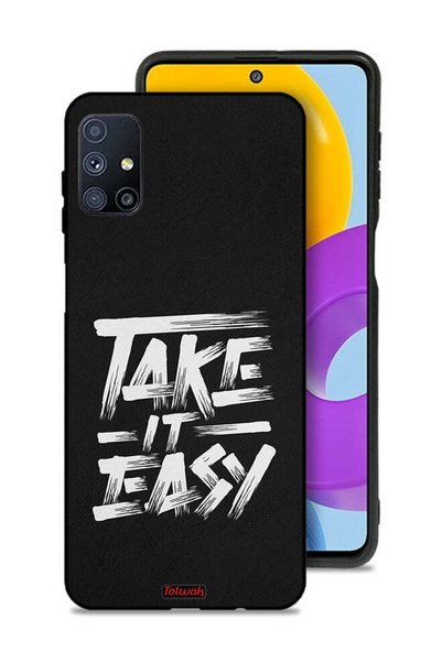 Tolwak Samsung Galaxy M51 Protective Case Cover Take It Easy