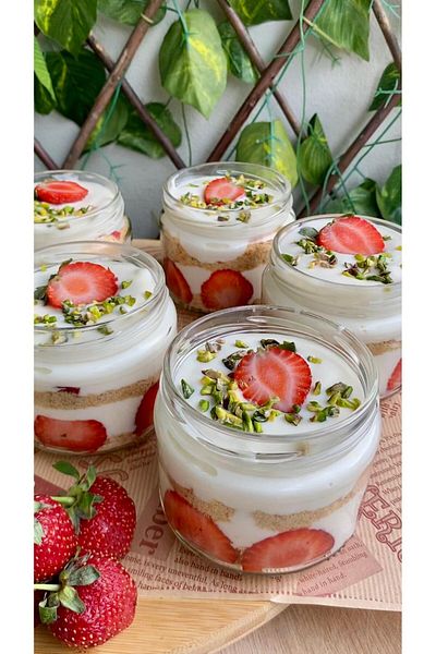 ZenGlow Set of 6 Magnolia Glass Glass Magnolia Pudding Dessert Cup Bowl Set 300 Cc