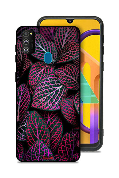 Tolwak غطاء حماية لهاتف سامسونج جالكسي M30s بنقشة أوراق سالجا