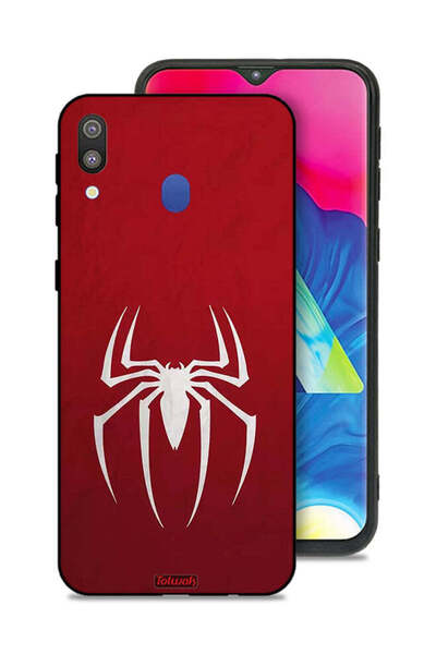 Tolwak Samsung Galaxy M20 Protective Case Cover Spider Icon