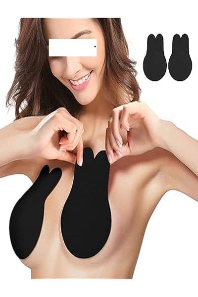 Generic 2 Pack Super Push Up Invisible Bra Seamless Self Adhesive Sticky Strapless Bra XL