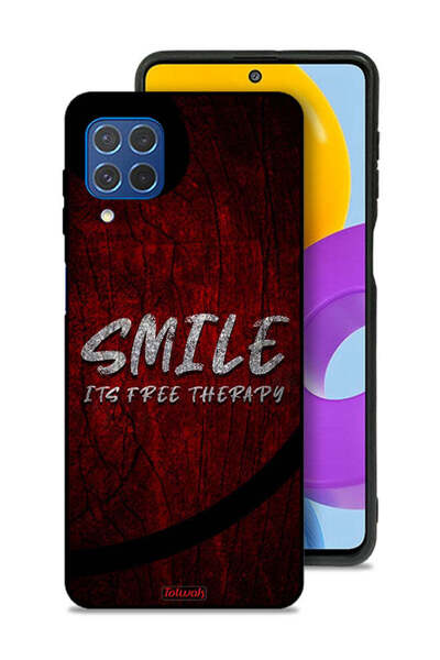 Tolwak Samsung Galaxy F62 Protective Case Cover Smile Its Free Therapy