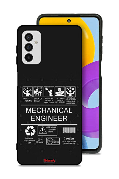 Tolwak غطاء حماية لهاتف سامسونج جالاكسي M52 5G، ملصق مهندس ميكانيكي