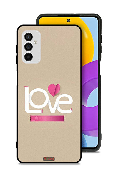 Tolwak Samsung Galaxy M52 5G Protective Case Cover Love Art