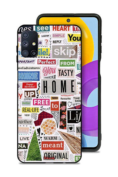 Tolwak غطاء حماية لهاتف سامسونج جالكسي M51 مع ملصقات أصلية