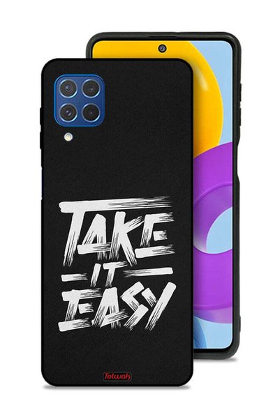 Tolwak Samsung Galaxy M62 Protective Case Cover Take It Easy