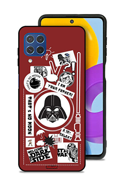 Tolwak غطاء حماية لهاتف سامسونج جالكسي M62 ملصق "مرحبًا بكم في الجانب المظلم"