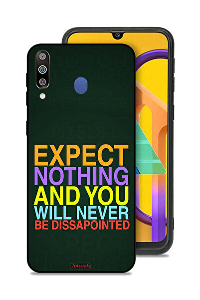 Tolwak Samsung Galaxy M30 Protective Case Cover Expect Nothing And You Will N...