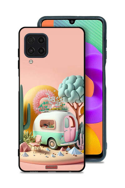 Tolwak Samsung Galaxy M32 4G Protective Case Cover Senercy Art