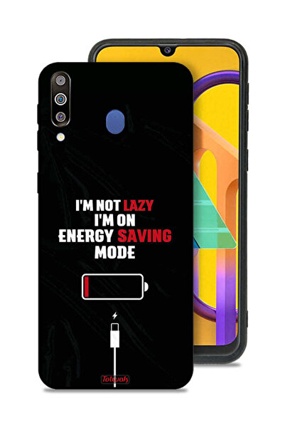 Tolwak غطاء حماية لهاتف سامسونج جالكسي M30 - أنا لست كسولاً، أنا في وضع توفير...