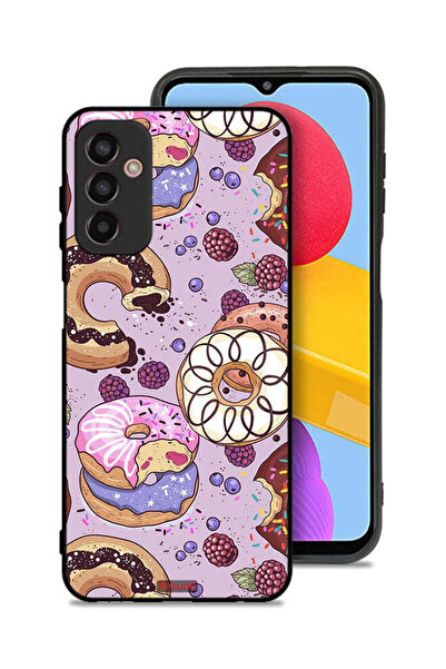 Tolwak غطاء حماية لهاتف سامسونج جالكسي M13 برسومات دونات فنية