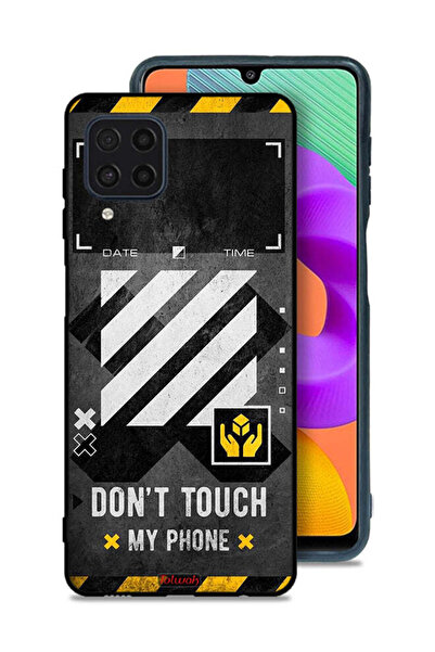 Tolwak Samsung Galaxy M32 4G Protective Case Cover Do Not Touch My Phone