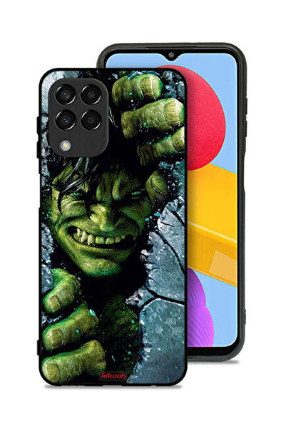 Tolwak غطاء حماية لهاتف سامسونج جالاكسي M33 بتصميم هالك المذهل