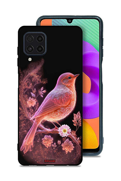 Tolwak Samsung Galaxy M22 Protective Case Cover Cute Bird Art