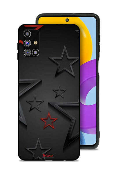 Tolwak Samsung Galaxy M31s Protective Case Cover Stars Pattern