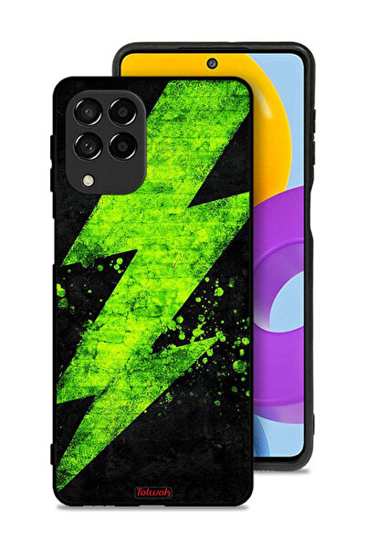 Tolwak Samsung Galaxy M53 Protective Case Cover Electric Pattern