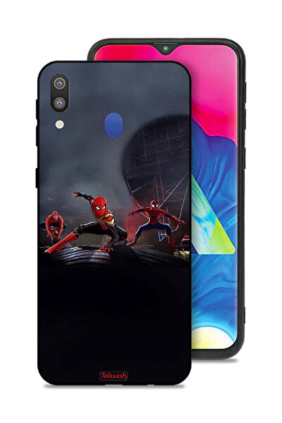 Tolwak Samsung Galaxy M20 Protective Case Cover Three Spiders
