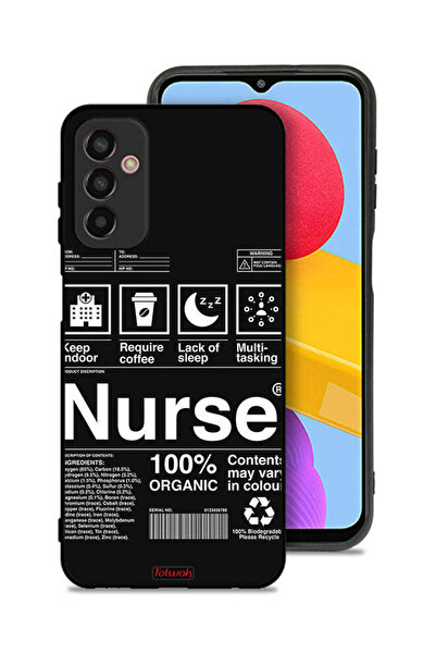 Tolwak غطاء حماية لهاتف سامسونج جالاكسي M23 - ملصق ممرضة