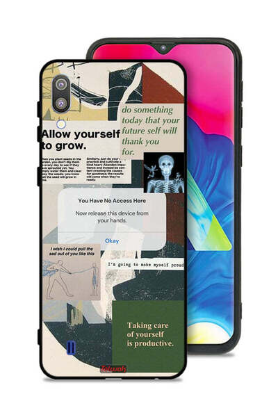 Tolwak غطاء حماية لهاتف Samsung Galaxy M10 اسمح لنفسك بالنمو