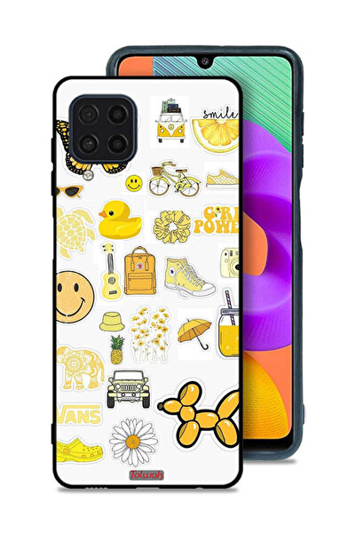 Tolwak Samsung Galaxy M32 4G Protective Case Cover Girly Tags