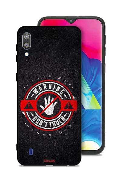 Tolwak Samsung Galaxy M10 Protective Case Cover Warning Do Not Touch