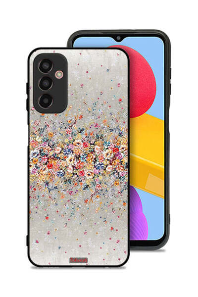 Tolwak غطاء حماية لهاتف سامسونج جالكسي F23 بتصميم زهور صغيرة وفن تجريدي