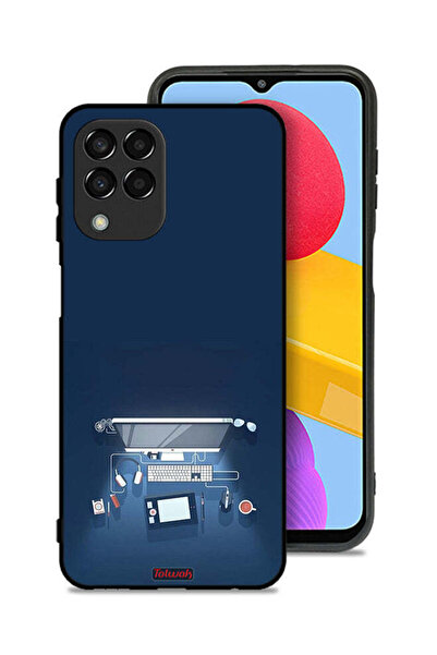 Tolwak غطاء حماية لجهاز سامسونج جالكسي M33 - فن مكتب الكمبيوتر