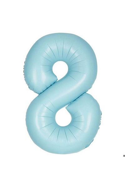 Mini Parti Mini Party Store Foil Retro Blue Color Balloon 40 cm