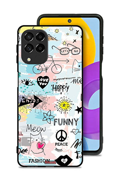 Tolwak غطاء حماية لهاتف سامسونج جالكسي M53 - أحبك - علامات