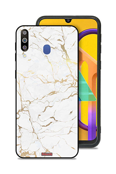 Tolwak غطاء حماية لهاتف سامسونج جالاكسي M30 بنمط رخامي