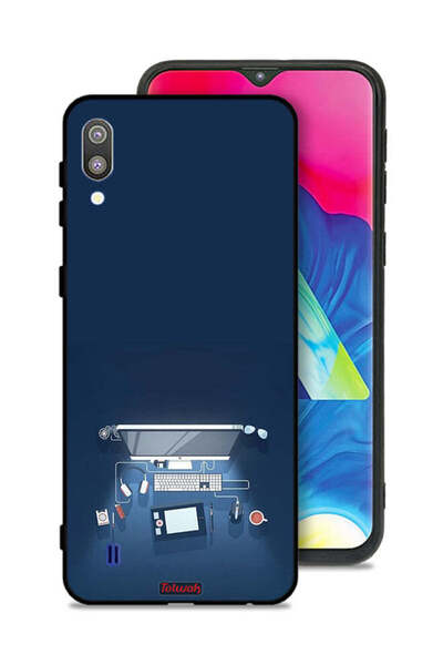 Tolwak غطاء حماية لجهاز سامسونج جالكسي M10 - فن مكتب الكمبيوتر