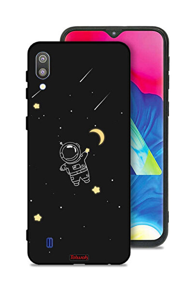 Tolwak غطاء حماية لهاتف Samsung Galaxy M10 بتصميم مشبك فني لرائد فضاء