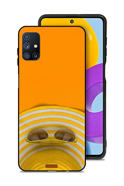 Tolwak Samsung Galaxy M51 Protective Case Cover Glasses Hat