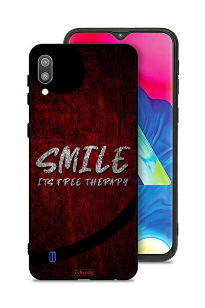 Tolwak Samsung Galaxy M10 Protective Case Cover Smile Its Free Therapy