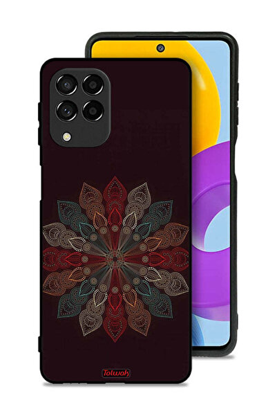 Tolwak غطاء حماية لهاتف سامسونج جالاكسي M53 بتصميم زهرة ماندالا