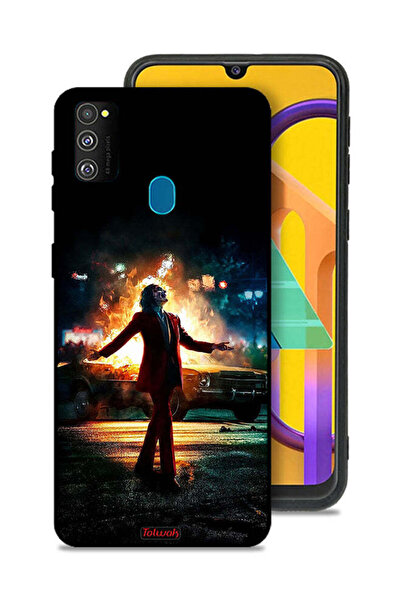 Tolwak غطاء حماية لهاتف Samsung Galaxy M30s بتصميم وضع الجوكر السعيد
