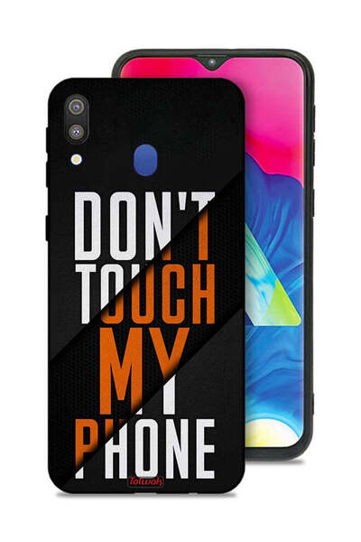 Tolwak Samsung Galaxy M20 Protective Case Cover Do Not Touch My Phone