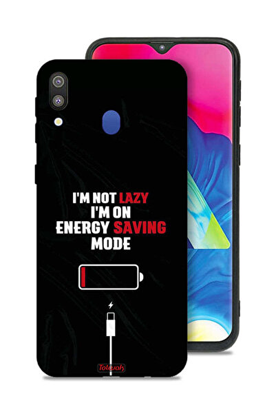 Tolwak غطاء حماية لهاتف سامسونج جالكسي M20 - أنا لست كسولاً، أنا في وضع توفير...